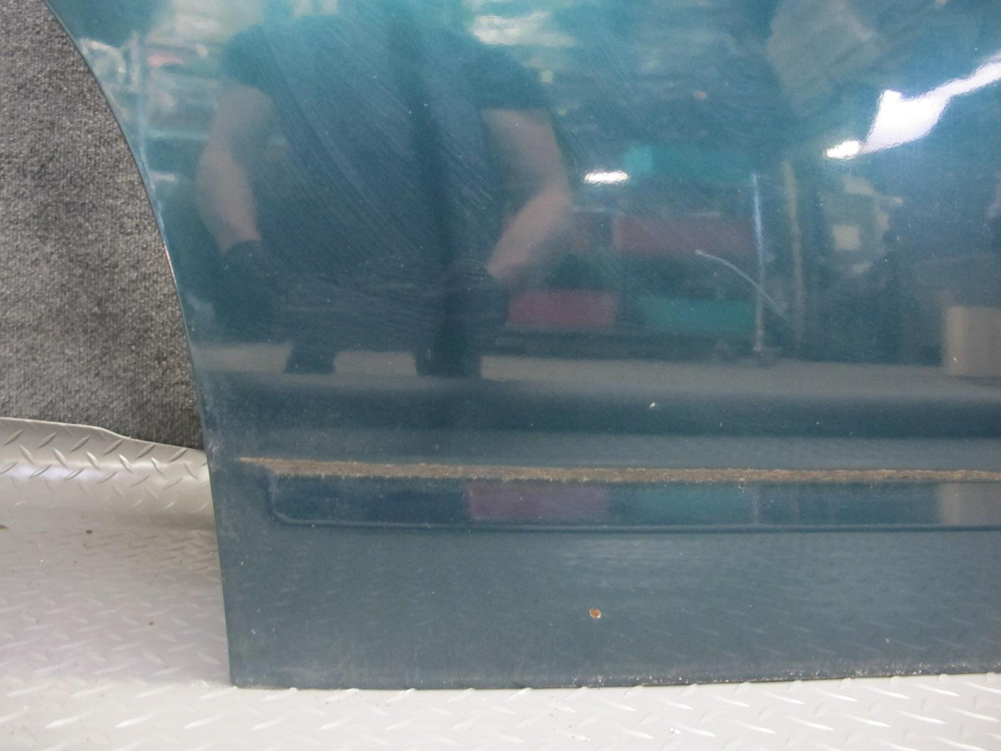 99-03 VW Eurovan T4 Front Left Door Shell Panel Green Pearl OEM