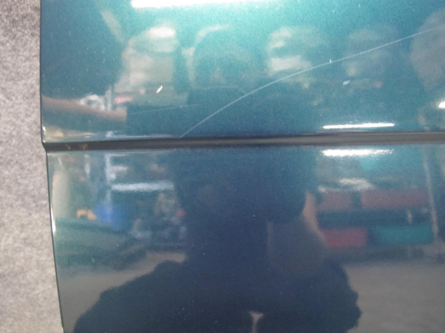 99-03 VW Eurovan T4 Front Left Door Shell Panel Green Pearl OEM