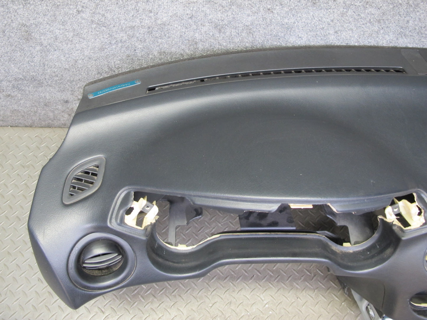 94-97 Honda DEL SOL EH6 Dashboard Dash Instrument Trim Panel Cover Black OEM