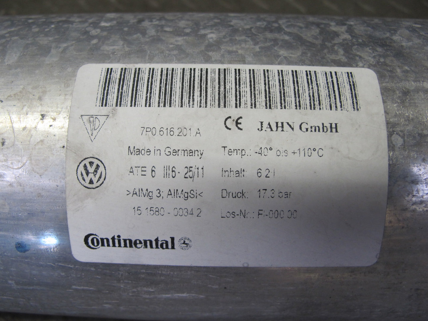 2011-2018 Porsche Cayenne 958 Air Suspension Tank Reservoir 7P0616201A