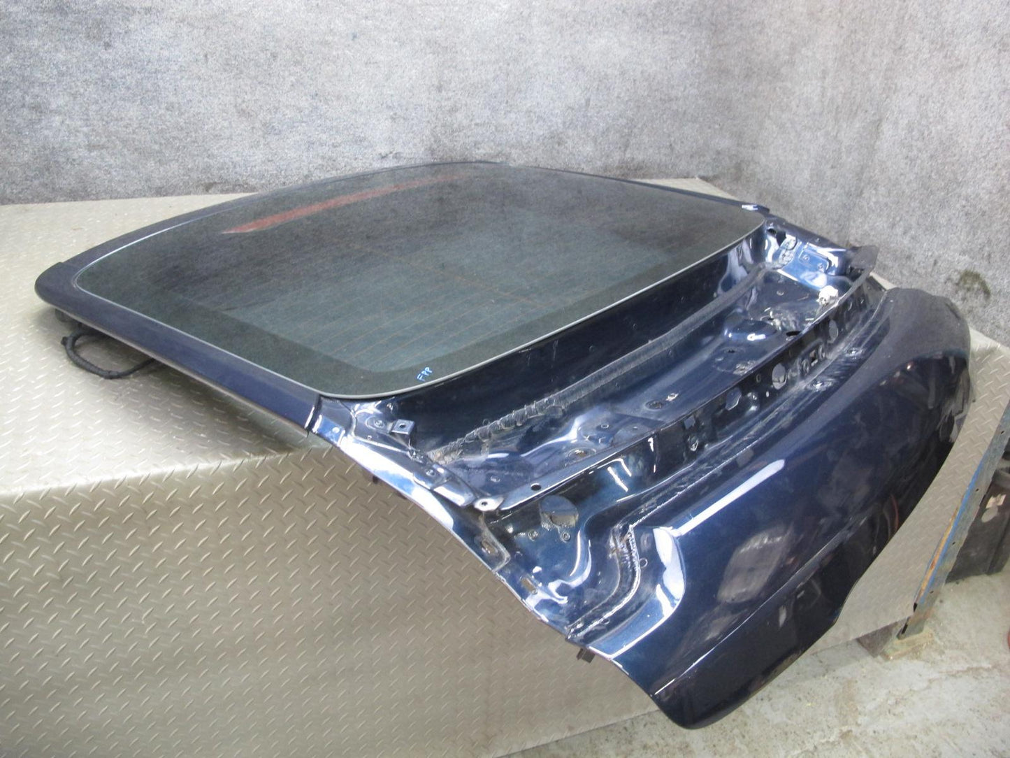 17-23 Porsche Panamera 971 Rear Trunk Lid Tailgate Liftgate Panel w Glass & Trim