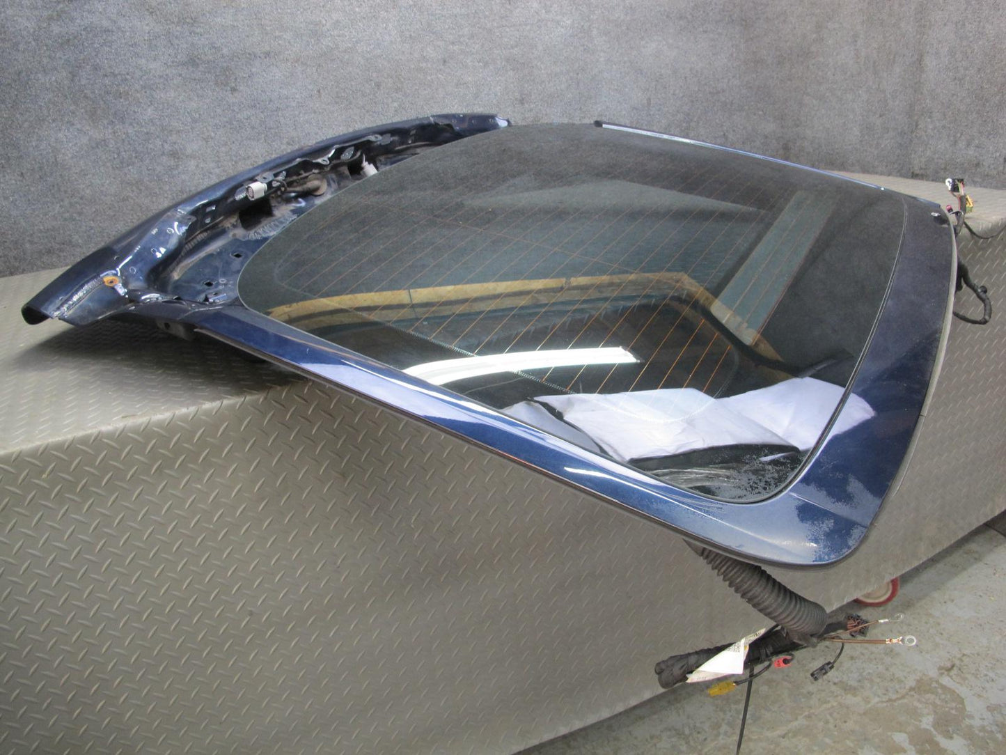 17-23 Porsche Panamera 971 Rear Trunk Lid Tailgate Liftgate Panel w Glass & Trim