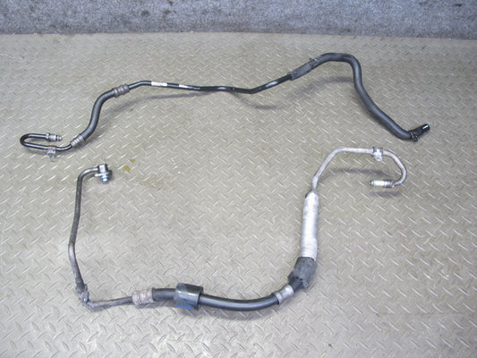 2011-2018 Porsche Cayenne 958 4.8L Power Steering Hose Pipe Line Set of 2