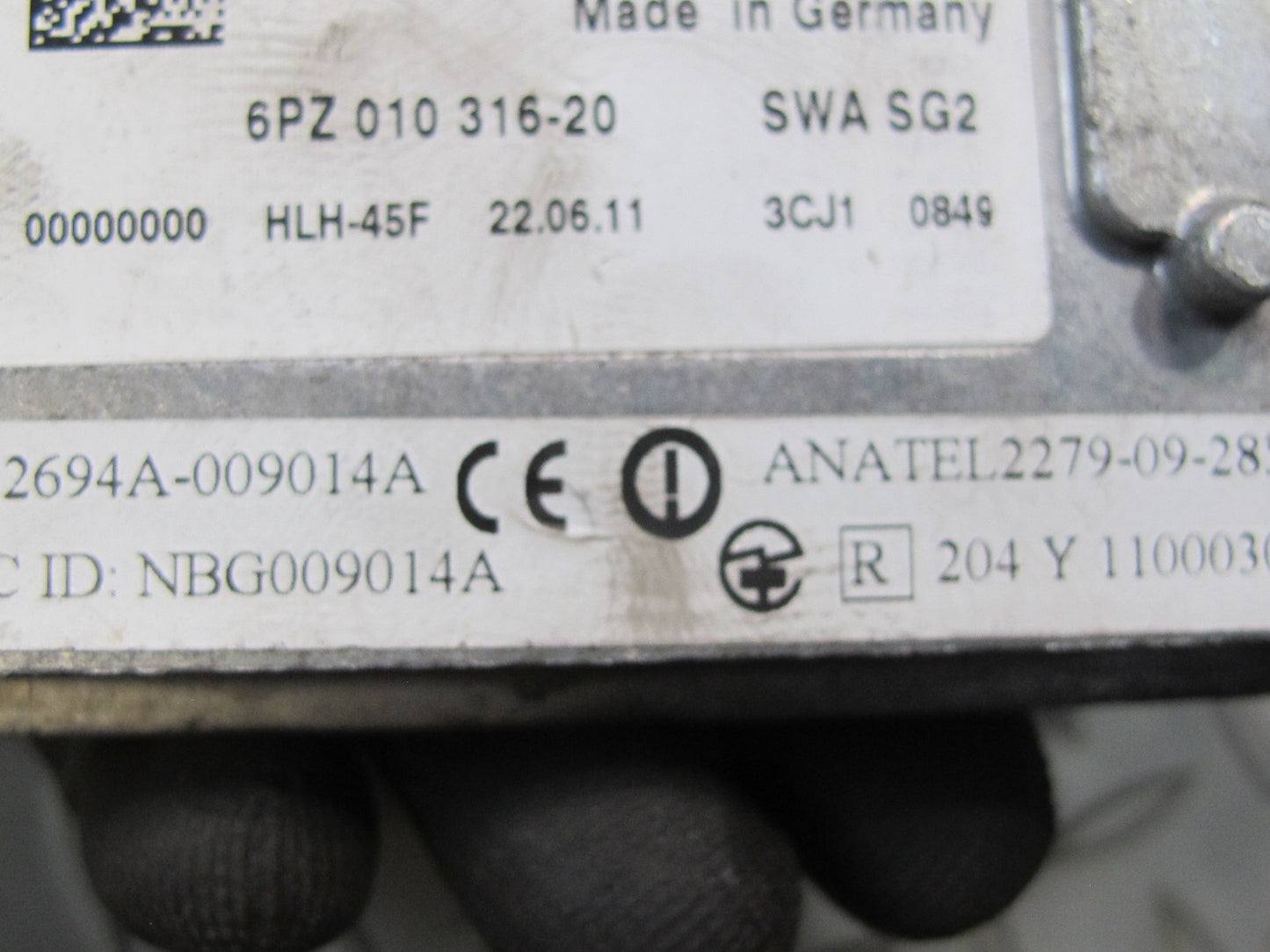 2011-2014 Porsche Cayenne 958 Rear Right Side Blind Spot Sensor Control Module