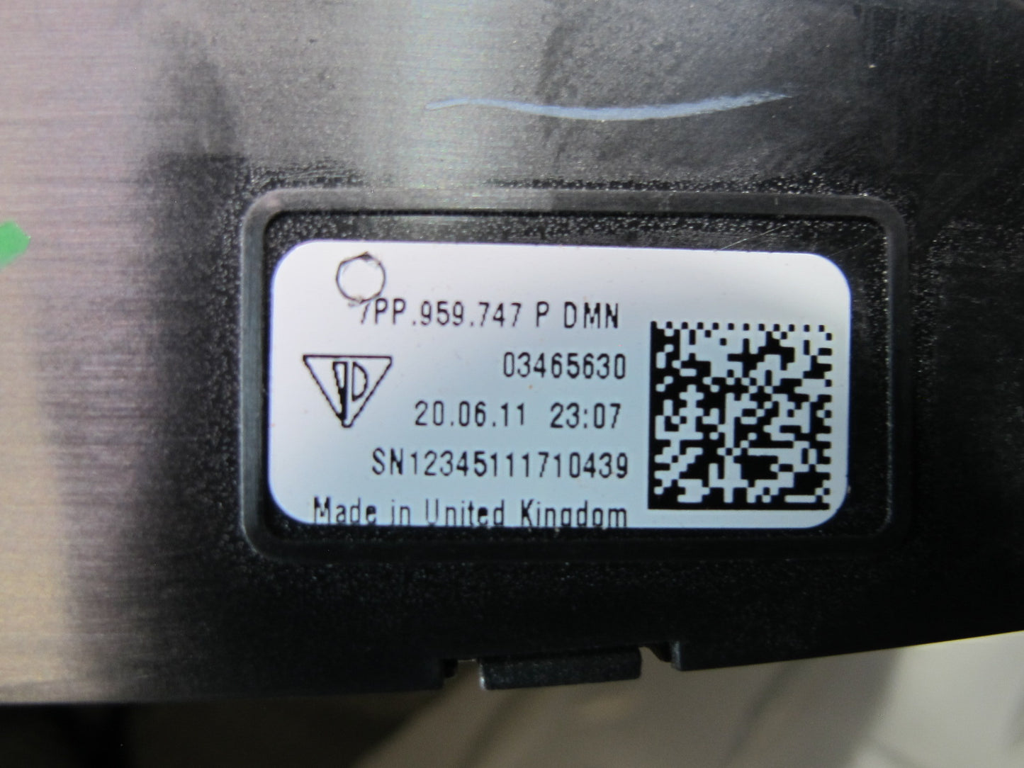 2011-2018 Porsche Cayenne 958 Front Left Side Seat Adjustment Control Switch