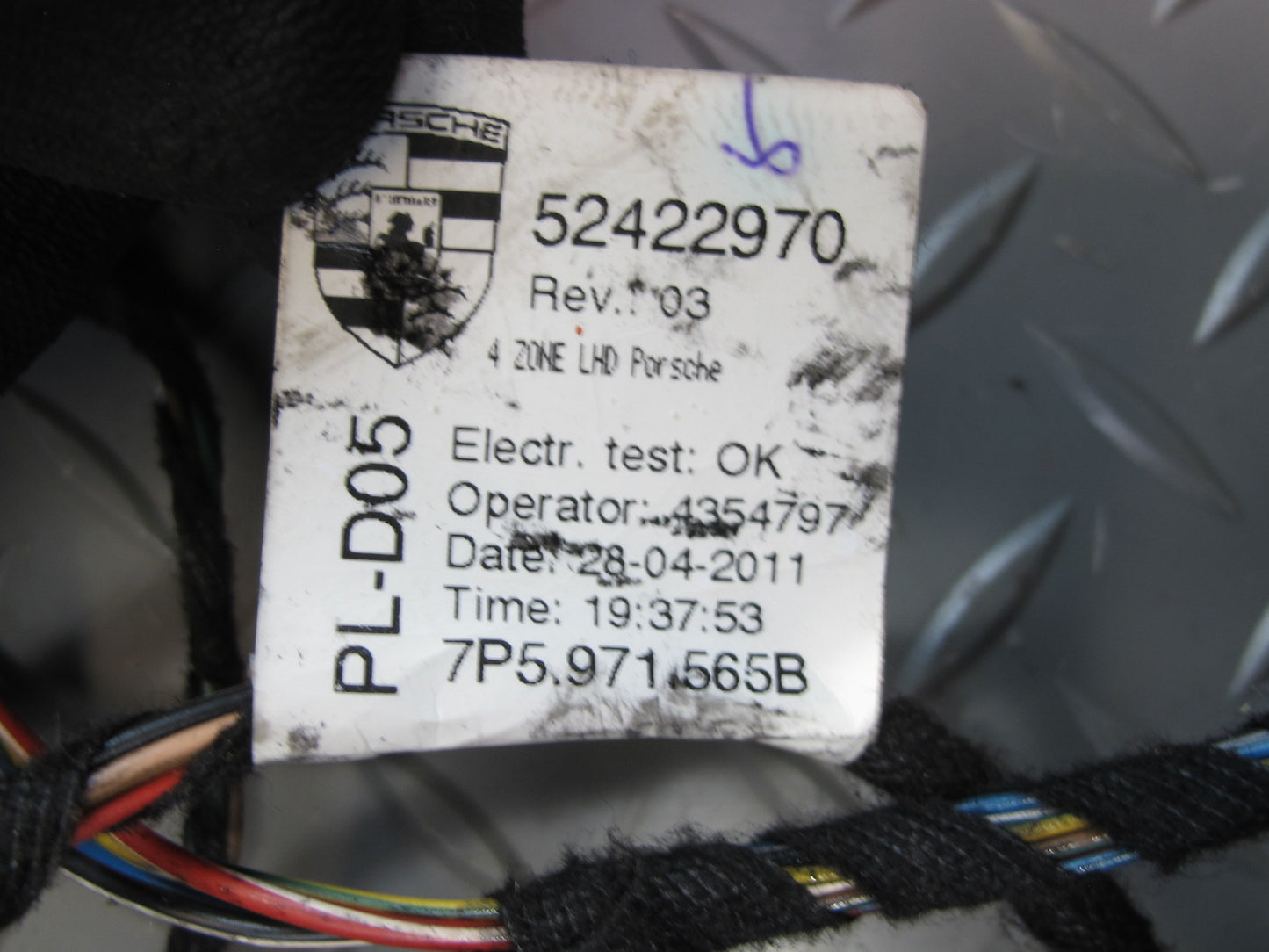 2011-2018 Porsche Cayenne 958 A/C Hvac Heater Flap Motor Actuator W/ Wire