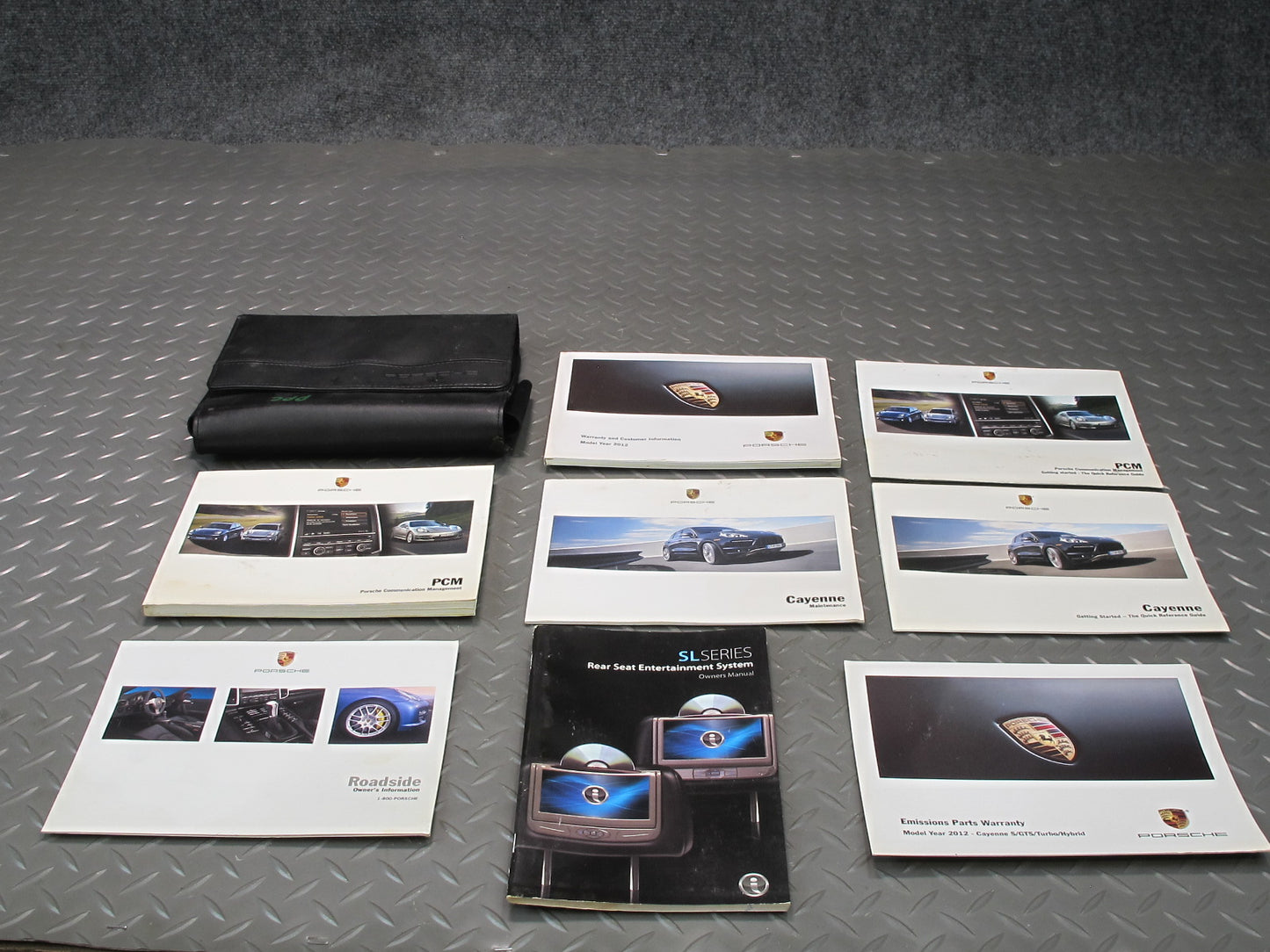 2012 Porsche Cayenne 958 Owners Operator Book Manual Guide Set W/ Case Set