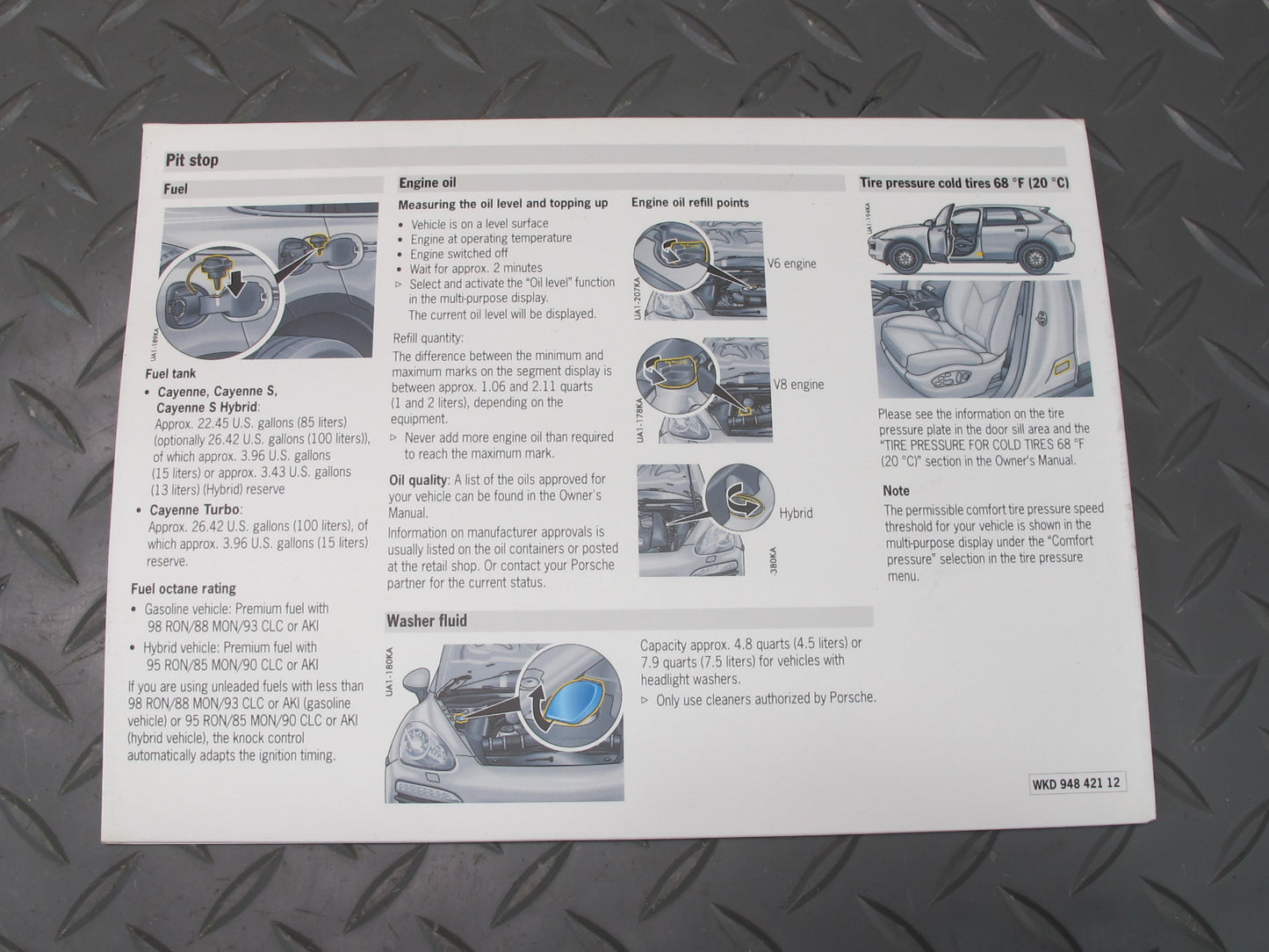 2012 Porsche Cayenne 958 Owners Operator Book Manual Guide Set W/ Case Set