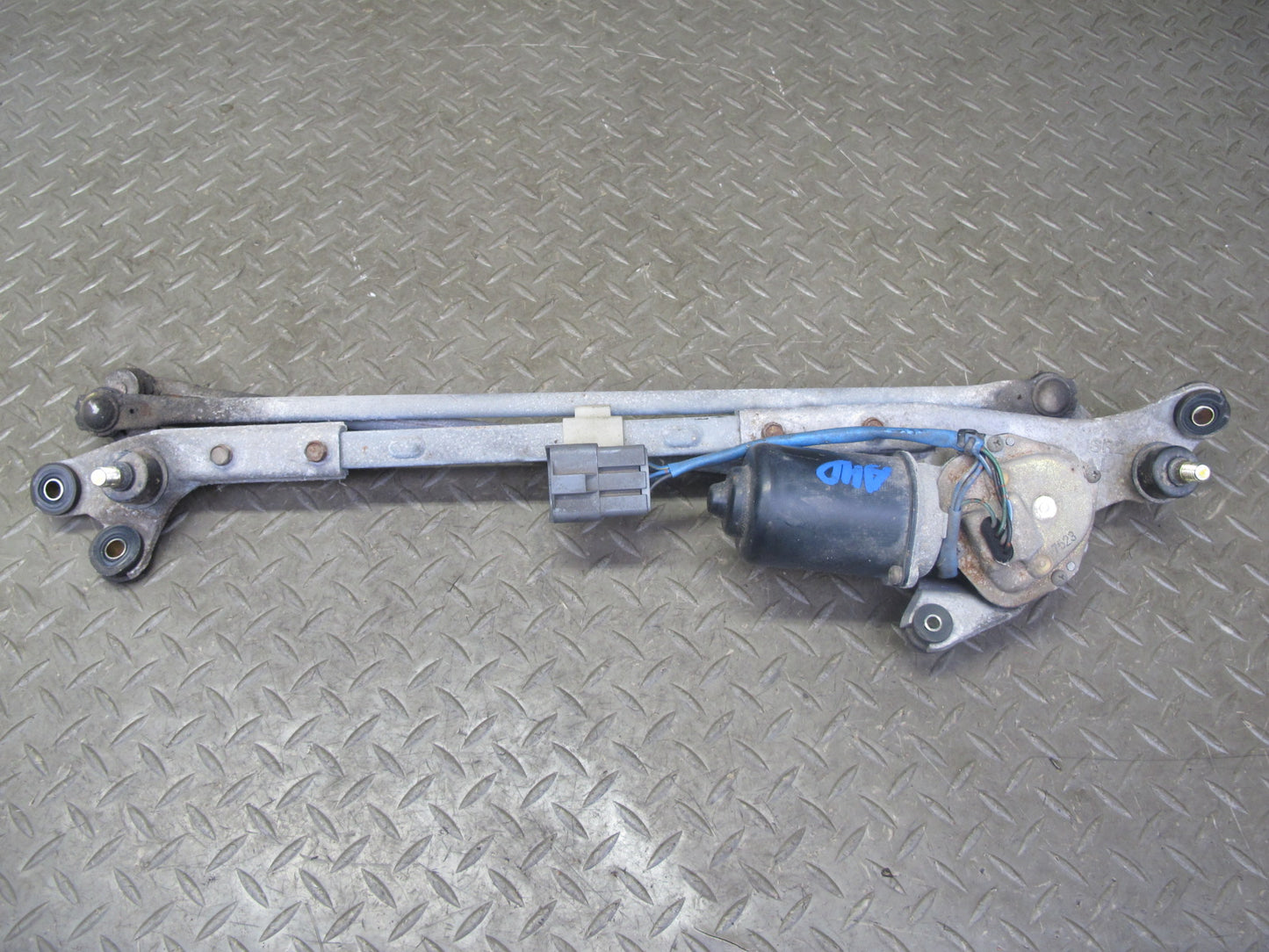 93-97 Honda DEL SOL Front Windshield Wiper Transmission Linkage w Motor OEM