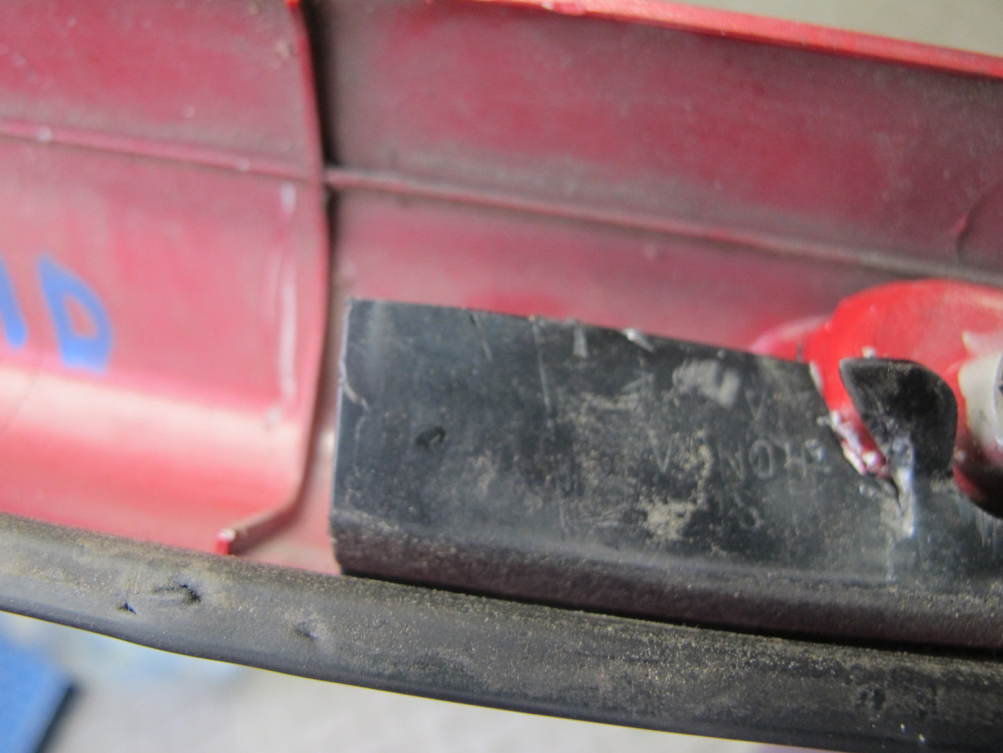 93-97 Honda DEL SOL Rear Upper Roof Trim Garnish Panel RED w 3RD Brake Light OEM