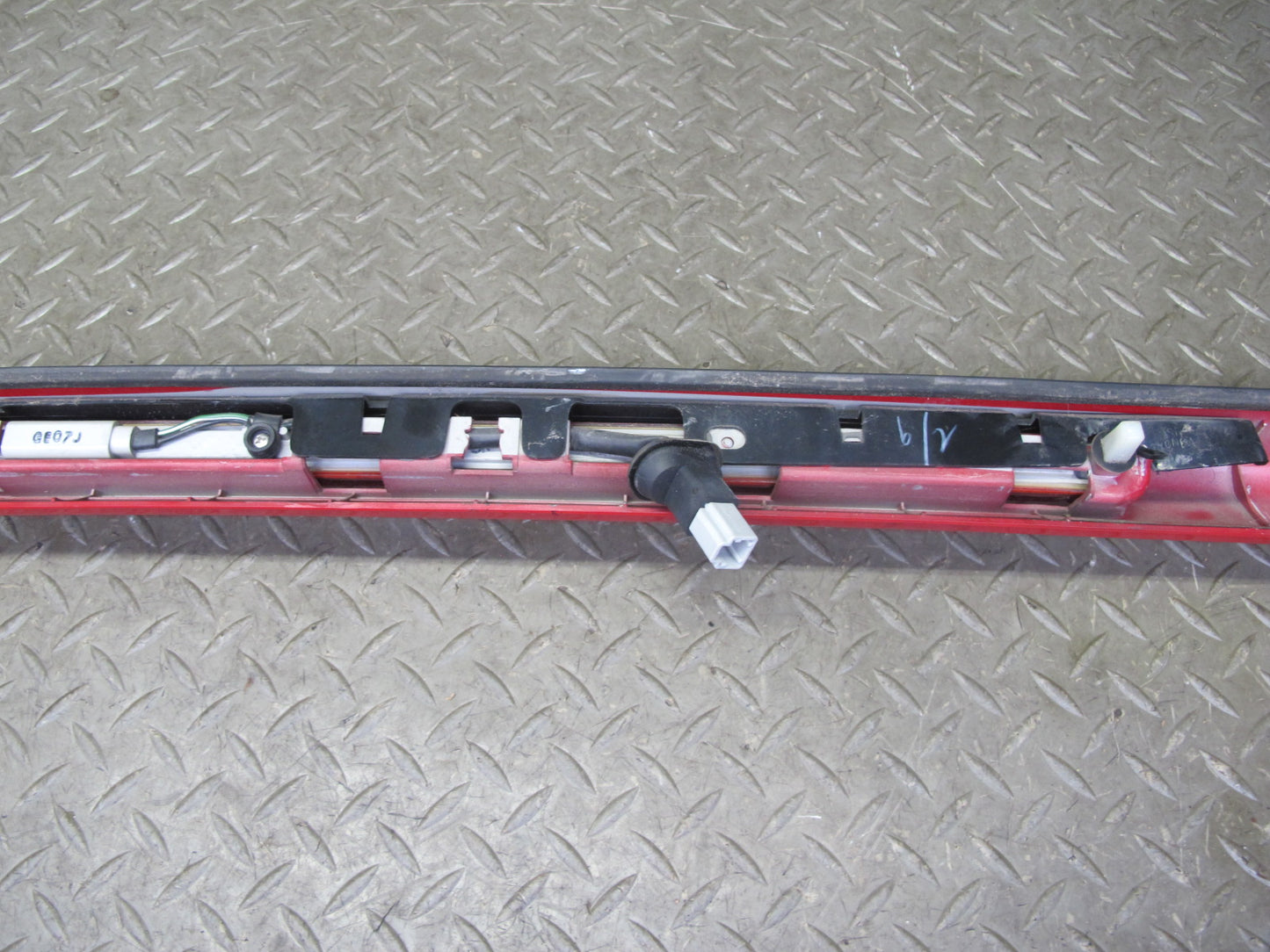 93-97 Honda DEL SOL Rear Upper Roof Trim Garnish Panel RED w 3RD Brake Light OEM