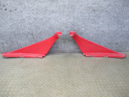 93-97 Honda DEL SOL Rear Left Right Targa TOP Pillar Trim Molding Panel RED OEM