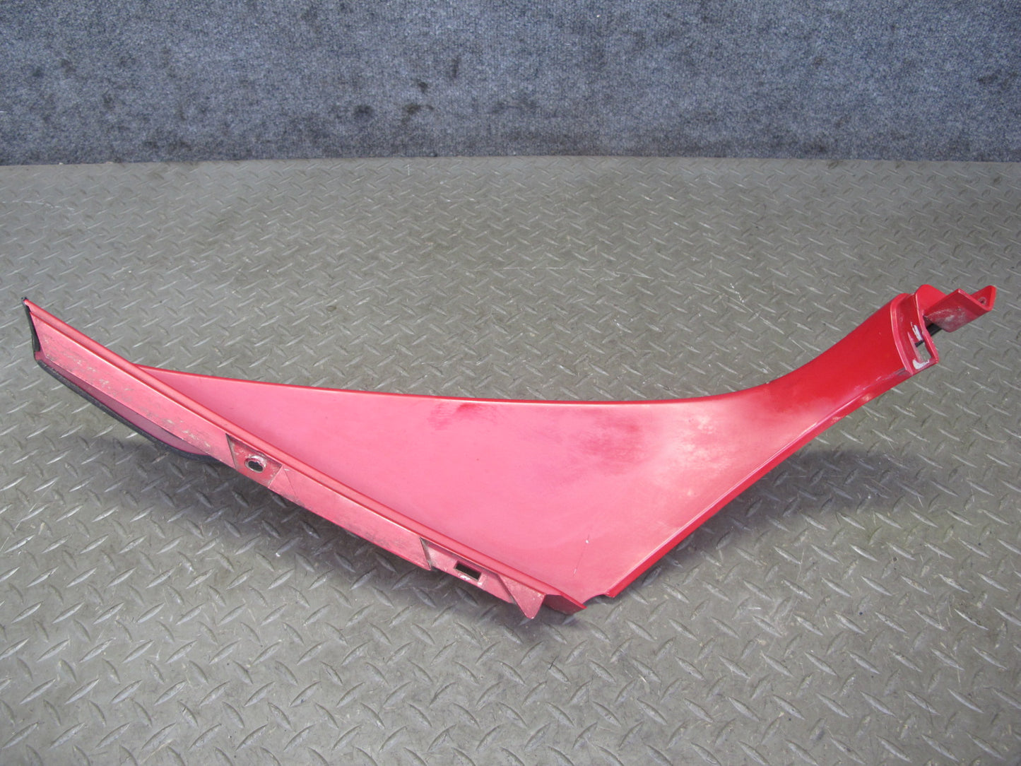 93-97 Honda DEL SOL Rear Left Right Targa TOP Pillar Trim Molding Panel RED OEM