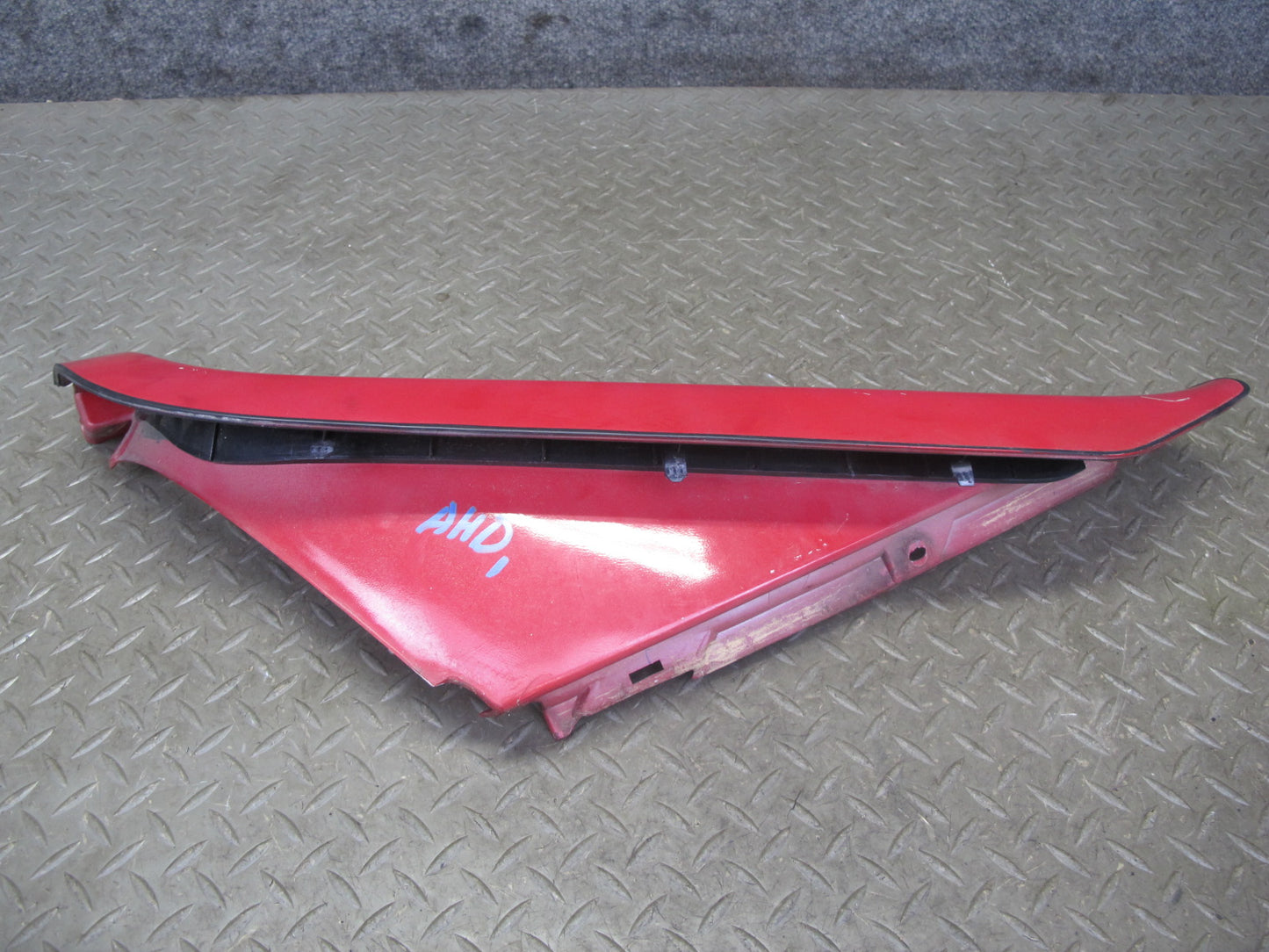 93-97 Honda DEL SOL Rear Left Right Targa TOP Pillar Trim Molding Panel RED OEM