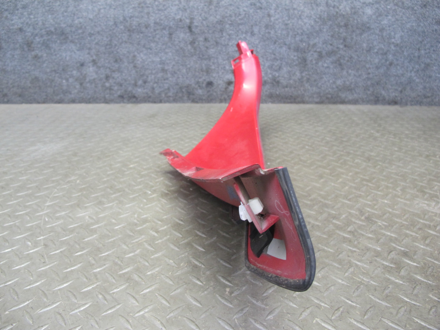 93-97 Honda DEL SOL Rear Left Right Targa TOP Pillar Trim Molding Panel RED OEM