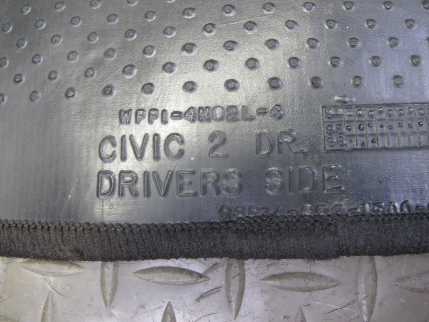 93-97 Honda DEL SOL EH6 Set of 2 Front Left & Right Carpet Floor MAT OEM