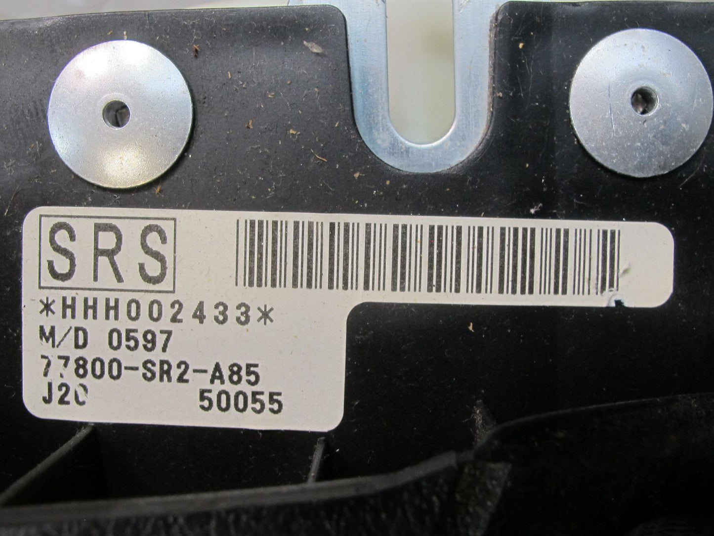 96-97 HONDA EH6 DEL SOL S FRONT LEFT DRIVER SIDE STEERING WHEEL SRS AIRBAG OEM