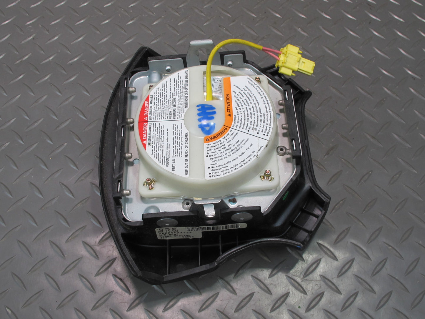 96-97 HONDA EH6 DEL SOL S FRONT LEFT DRIVER SIDE STEERING WHEEL SRS AIRBAG OEM