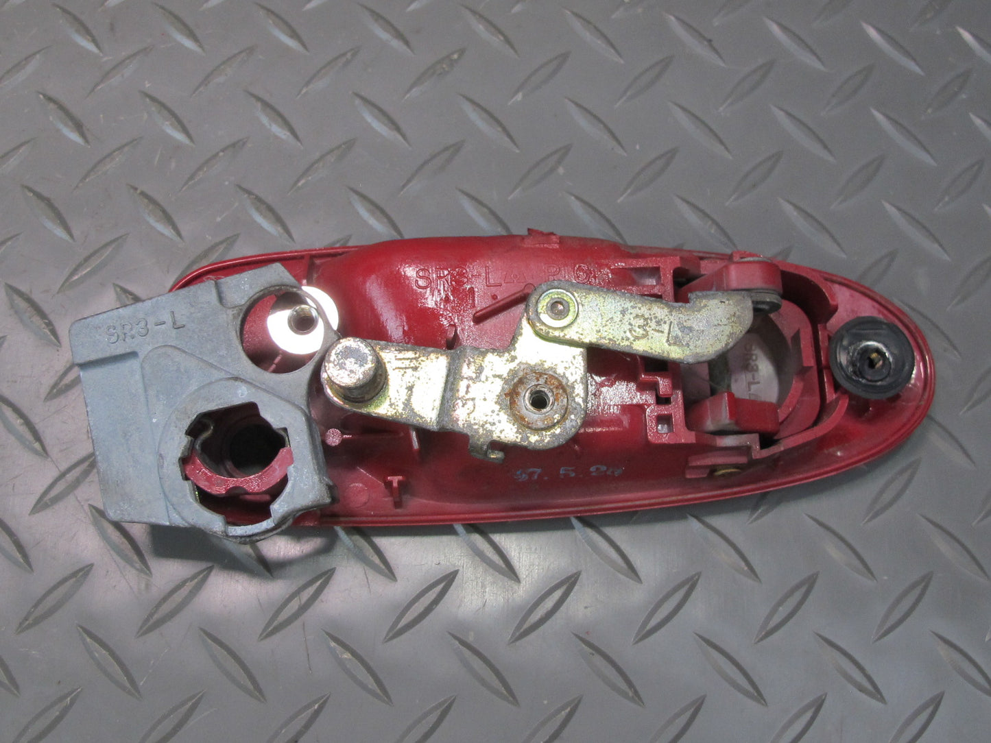 95-97 Honda DEL SOL EH6 Left & Right Door Exterior Handle Set Milano RED OEM