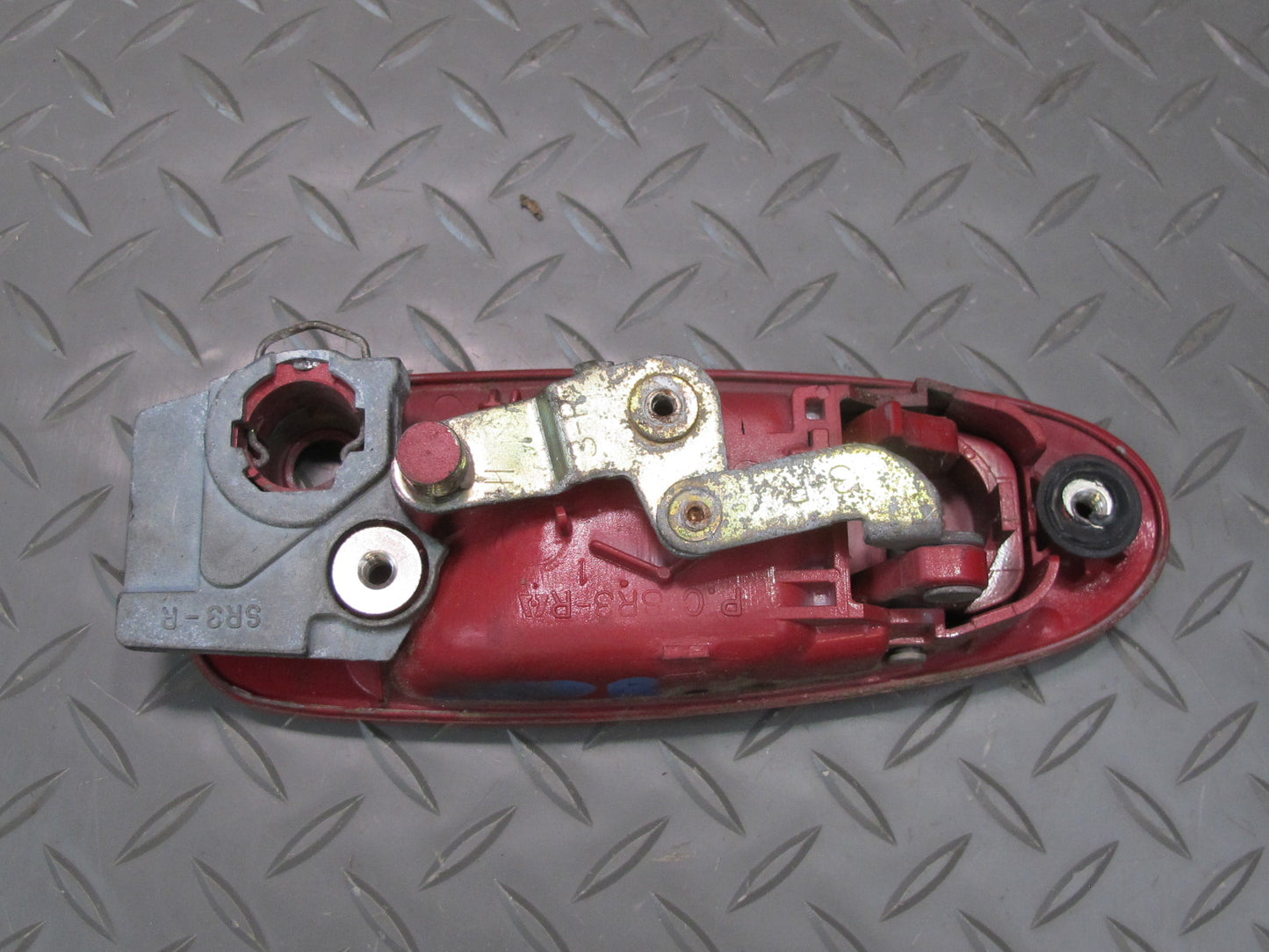 95-97 Honda DEL SOL EH6 Left & Right Door Exterior Handle Set Milano RED OEM