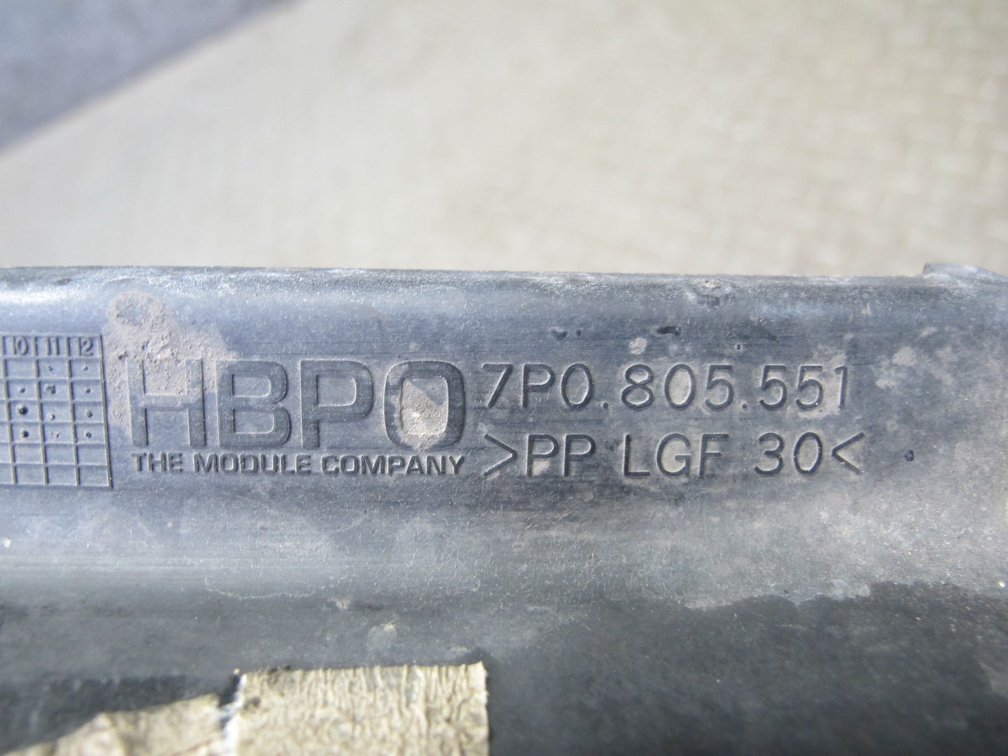 2011-2018 Porsche Cayenne 958 Radiator Core Lower Support 7P0805551