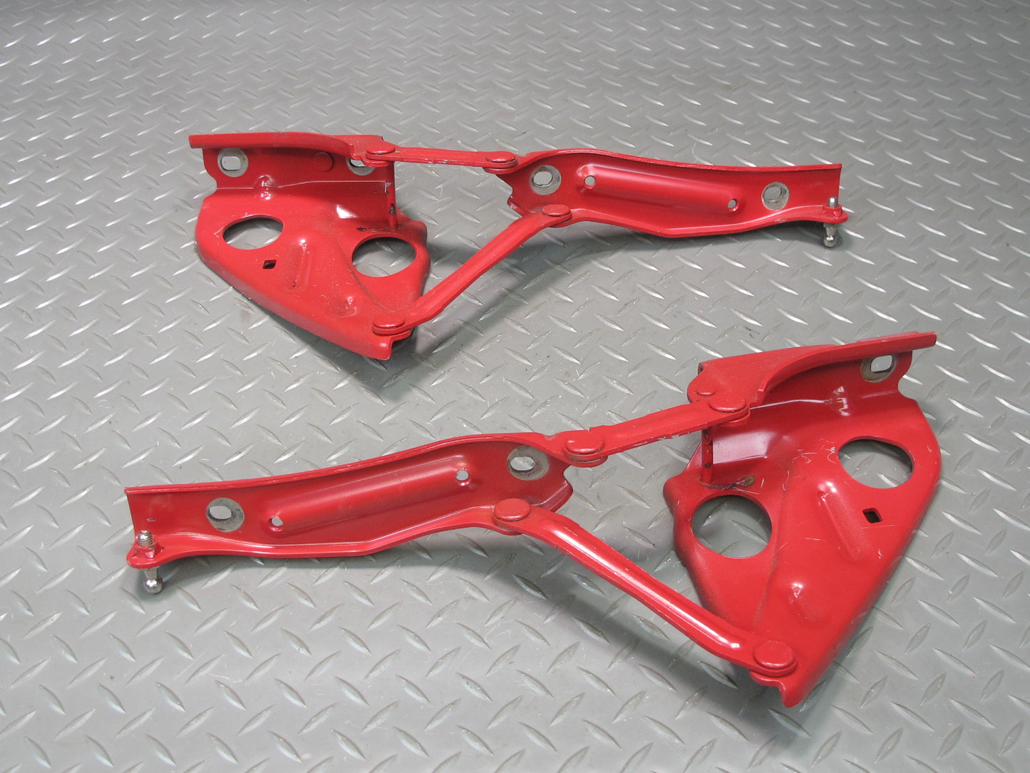 93-97 Honda DEL SOL EH6 Set of 2 Rear Left Right Trunk Lid Hinge Milano RED OEM