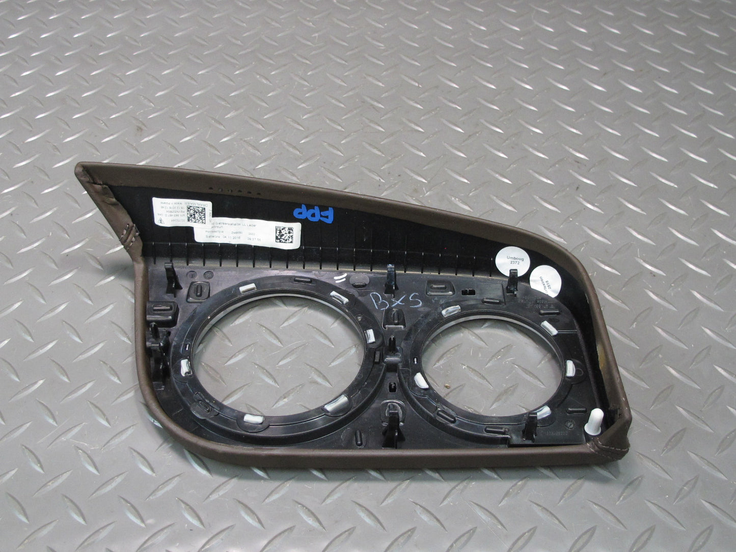 17-23 Porsche Panamera 971 Front Center Console CUP Holder Trim Bezel Panel