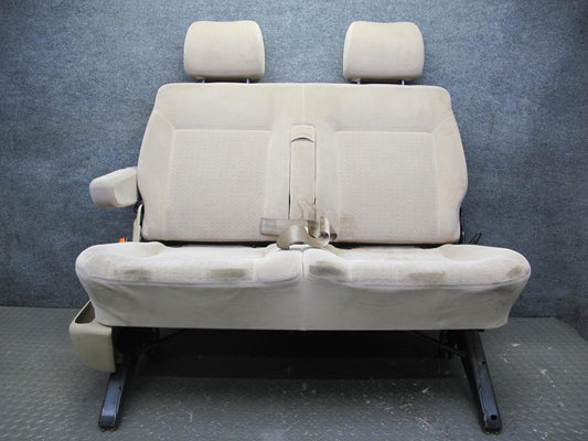 01-03 VW Eurovan T4 Rear 2ND Second ROW Cloth Seat Beige OEM