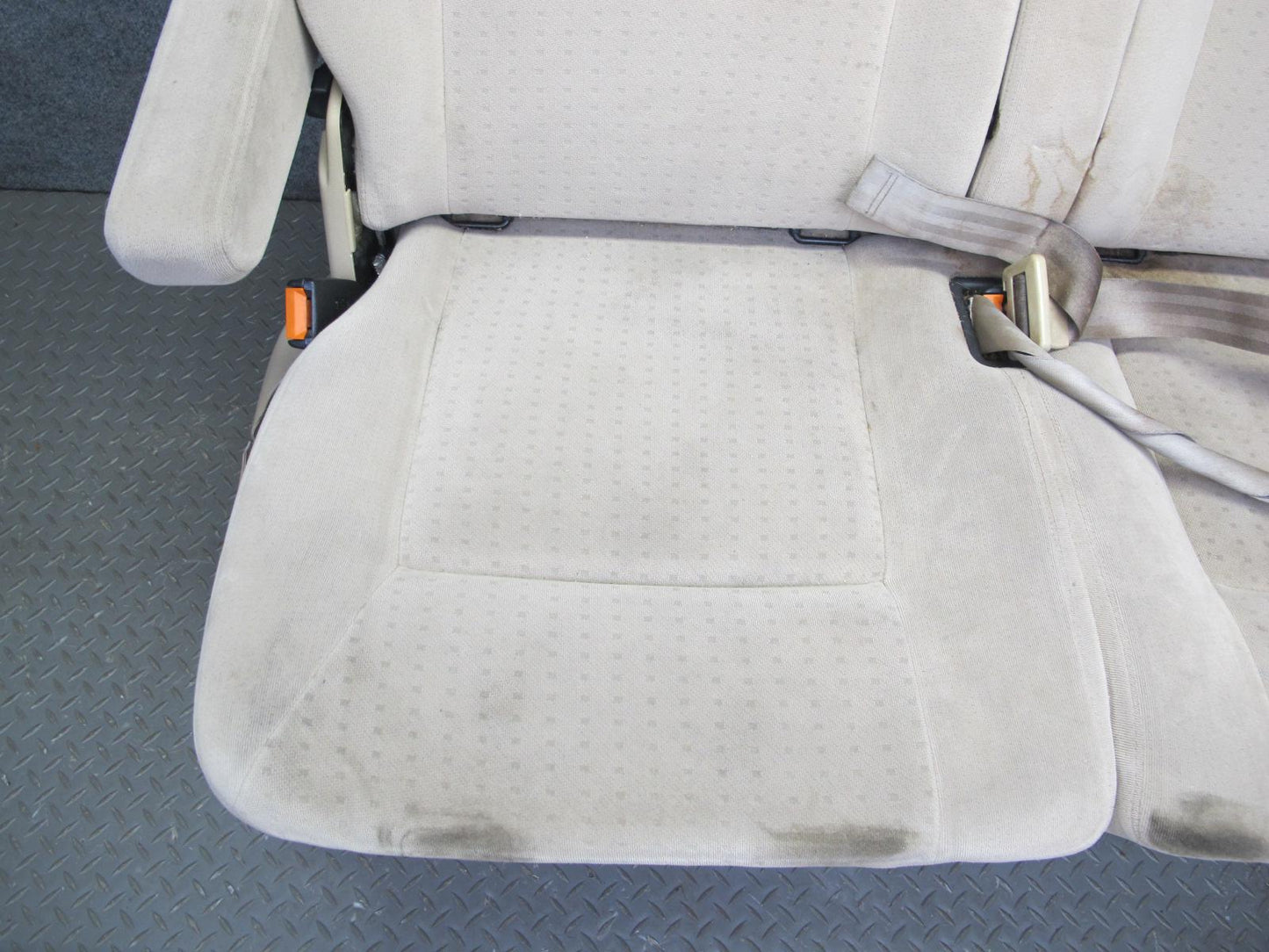 01-03 VW Eurovan T4 Rear 2ND Second ROW Cloth Seat Beige OEM