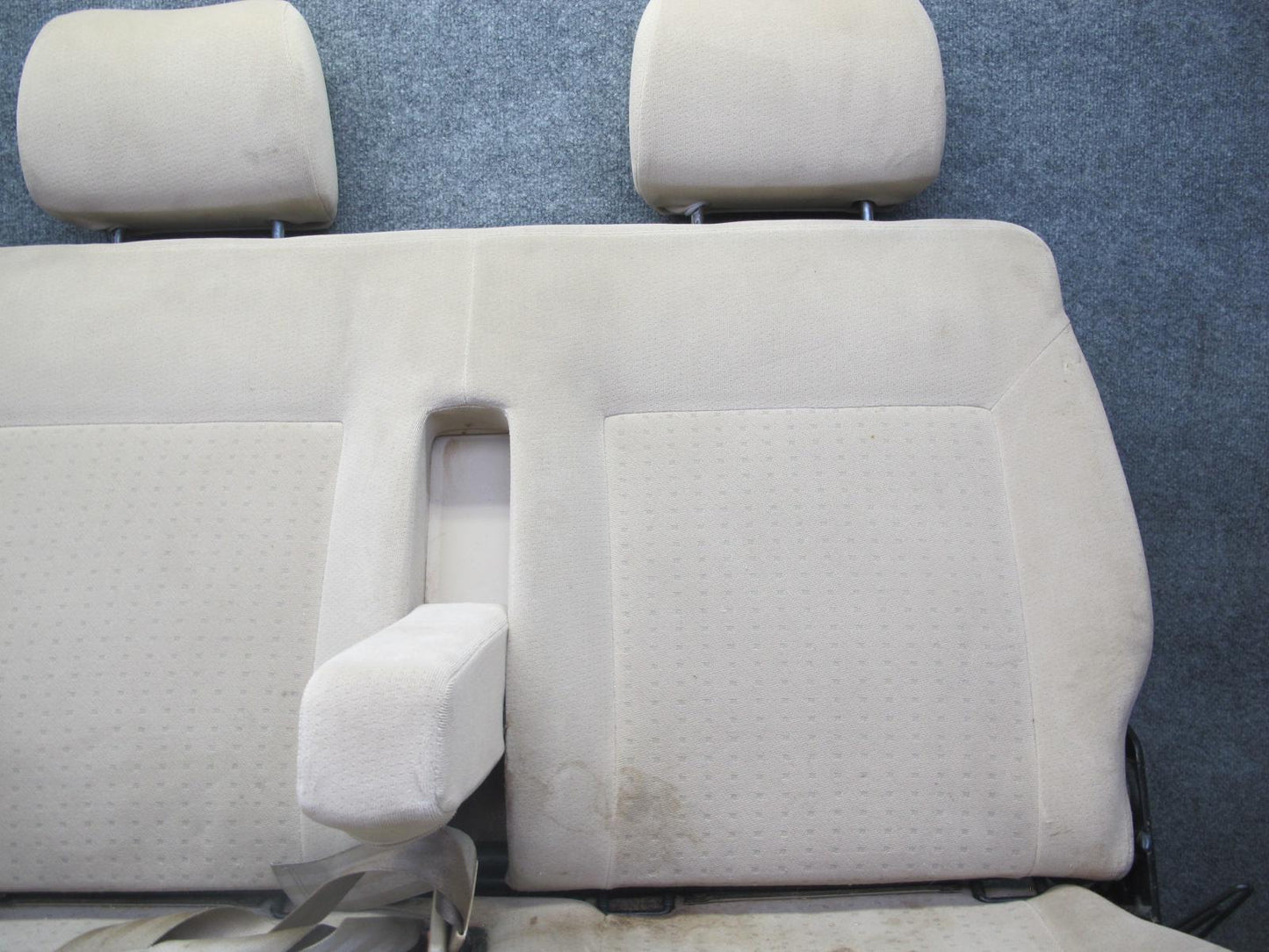 01-03 VW Eurovan T4 Rear 2ND Second ROW Cloth Seat Beige OEM