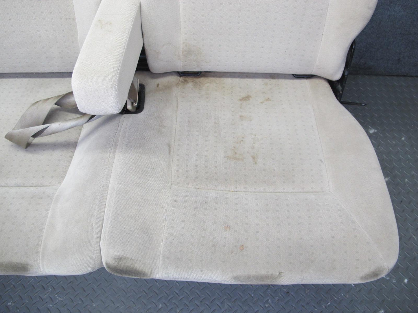 01-03 VW Eurovan T4 Rear 2ND Second ROW Cloth Seat Beige OEM