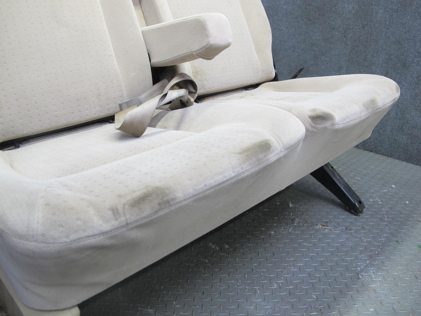 01-03 VW Eurovan T4 Rear 2ND Second ROW Cloth Seat Beige OEM