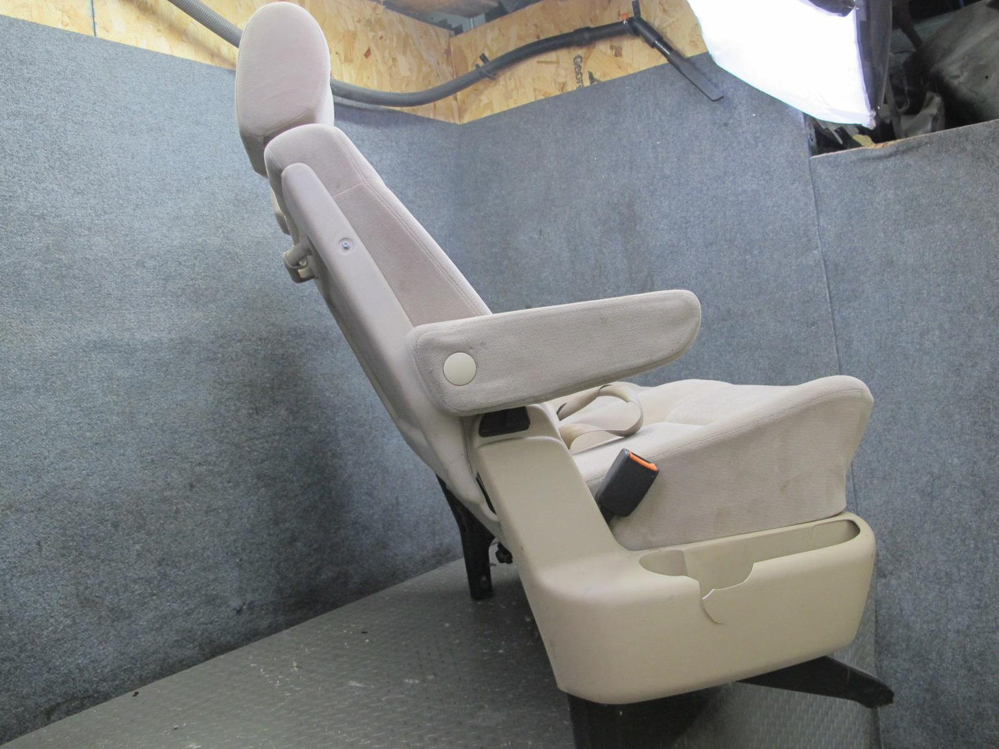 01-03 VW Eurovan T4 Rear 2ND Second ROW Cloth Seat Beige OEM