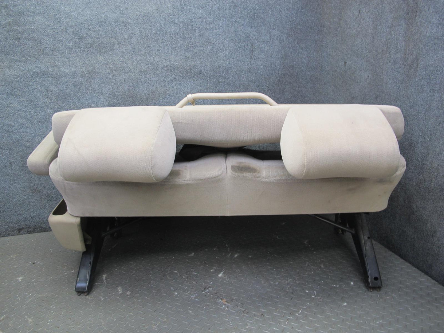 01-03 VW Eurovan T4 Rear 2ND Second ROW Cloth Seat Beige OEM