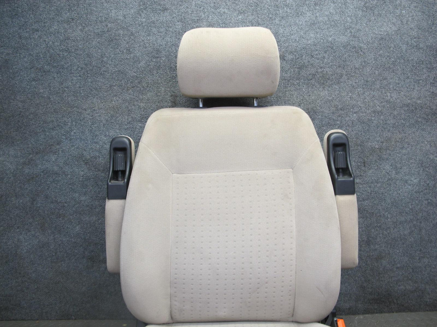 01-03 VW Eurovan T4 Set of 2 Front Left & Right Cloth Seat Beige OEM