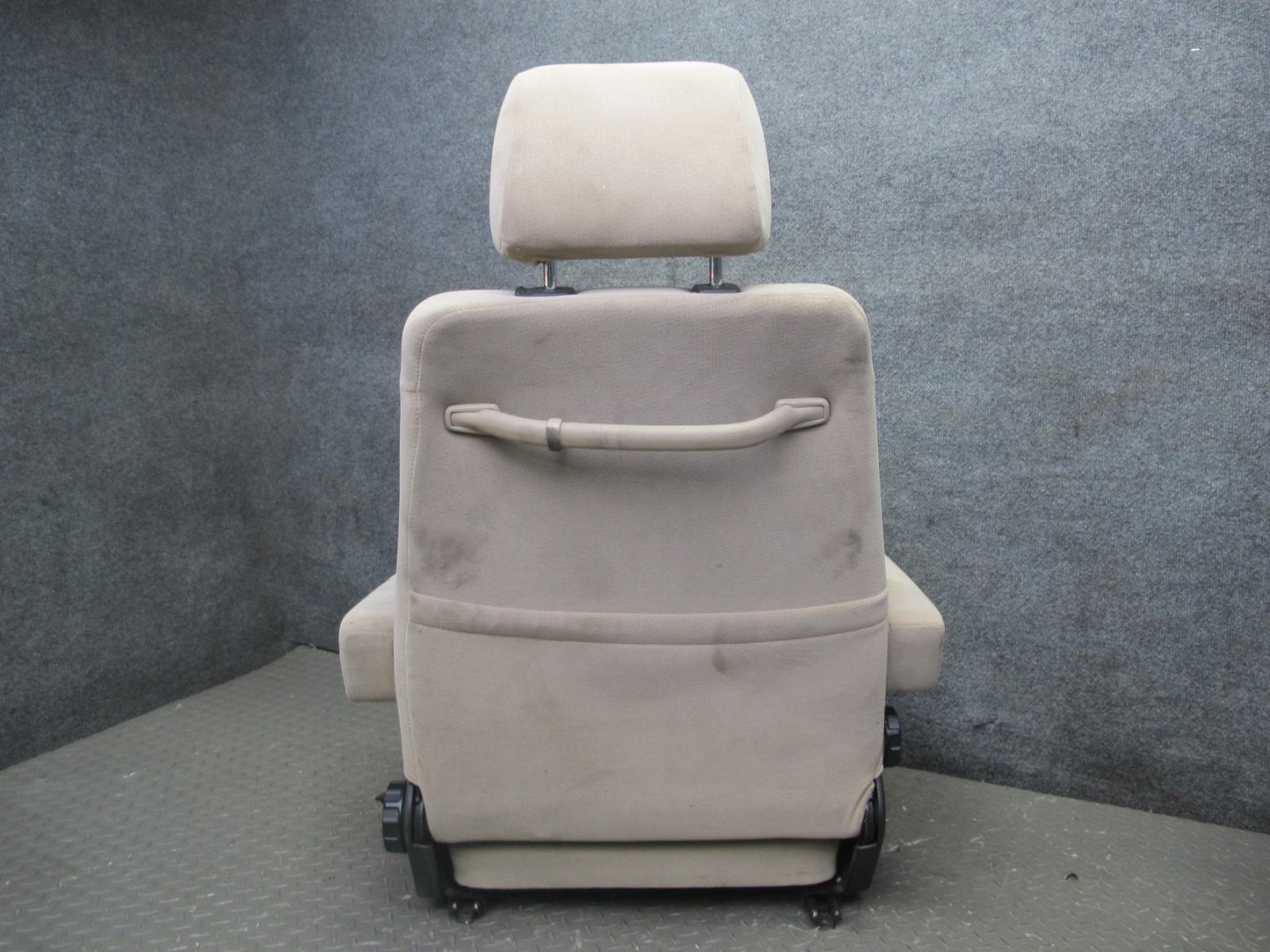 01-03 VW Eurovan T4 Set of 2 Front Left & Right Cloth Seat Beige OEM