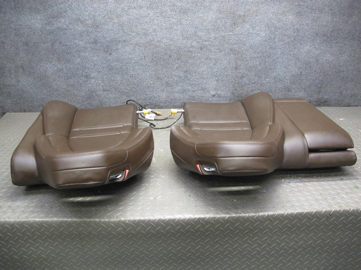 17-23 Porsche Panamera 971 Front & Rear Leather Comfort Seat Set Saddle Brown