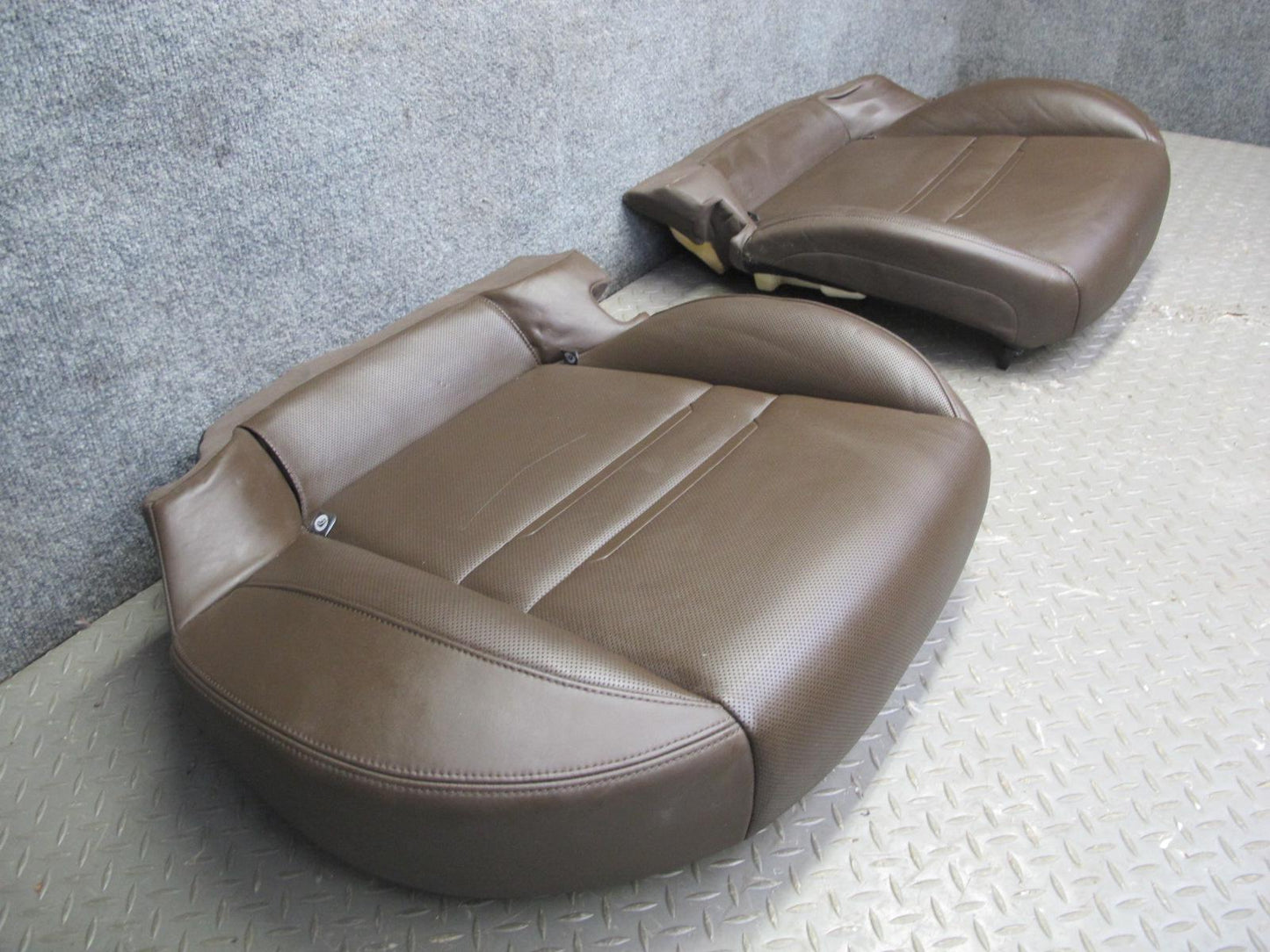 17-23 Porsche Panamera 971 Front & Rear Leather Comfort Seat Set Saddle Brown