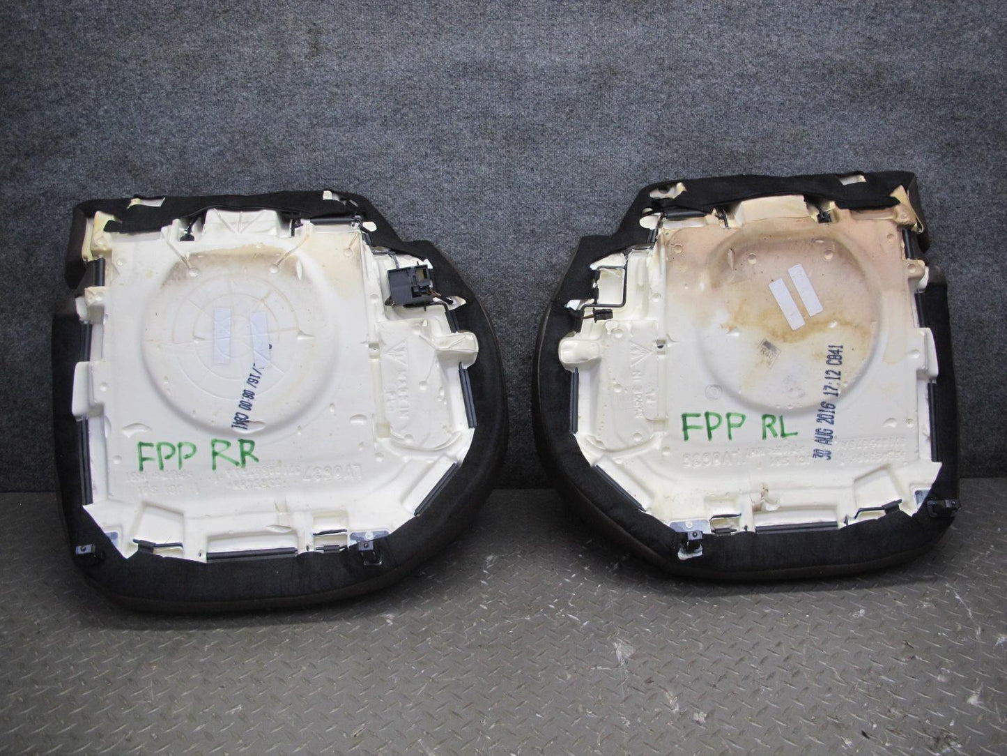 17-23 Porsche Panamera 971 Front & Rear Leather Comfort Seat Set Saddle Brown