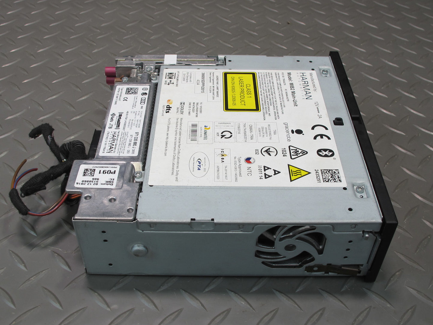 17-18 Porsche Panamera 971 Radio CD Player Receiver Computer Head Unit