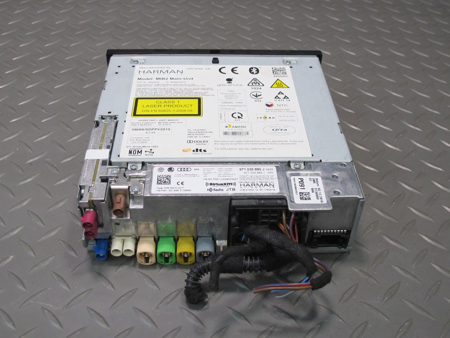 17-18 Porsche Panamera 971 Radio CD Player Receiver Computer Head Unit