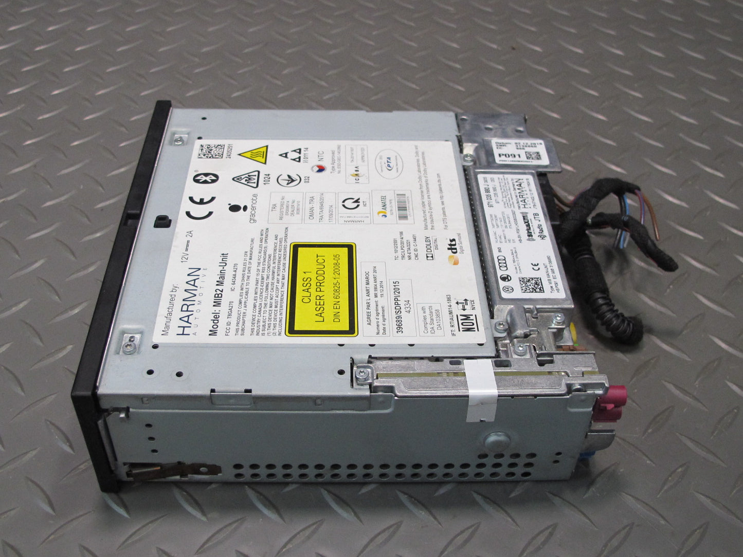 17-18 Porsche Panamera 971 Radio CD Player Receiver Computer Head Unit