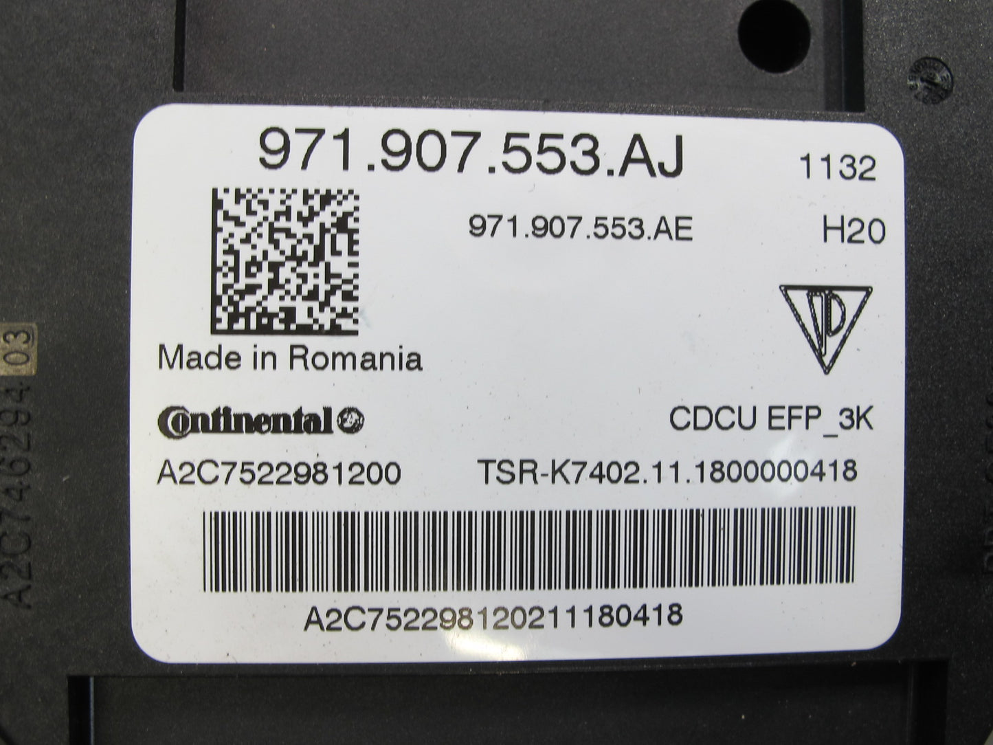 17-21 Porsche Panamera 971 Active Suspension Control Module 971907553AJ