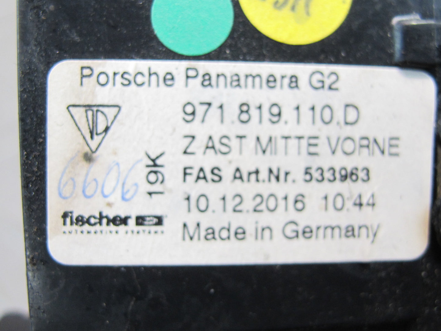 17-23 Porsche Panamera 971 Dash Front Center A/C Air Vent Grille 971819110D