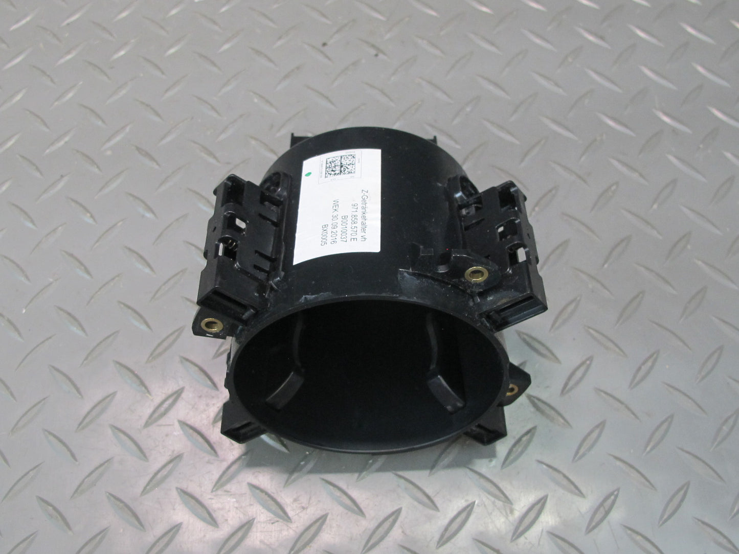 17-18 Porsche Panamera 971 Rear Left & Right Center Console CUP Holder Set of 2