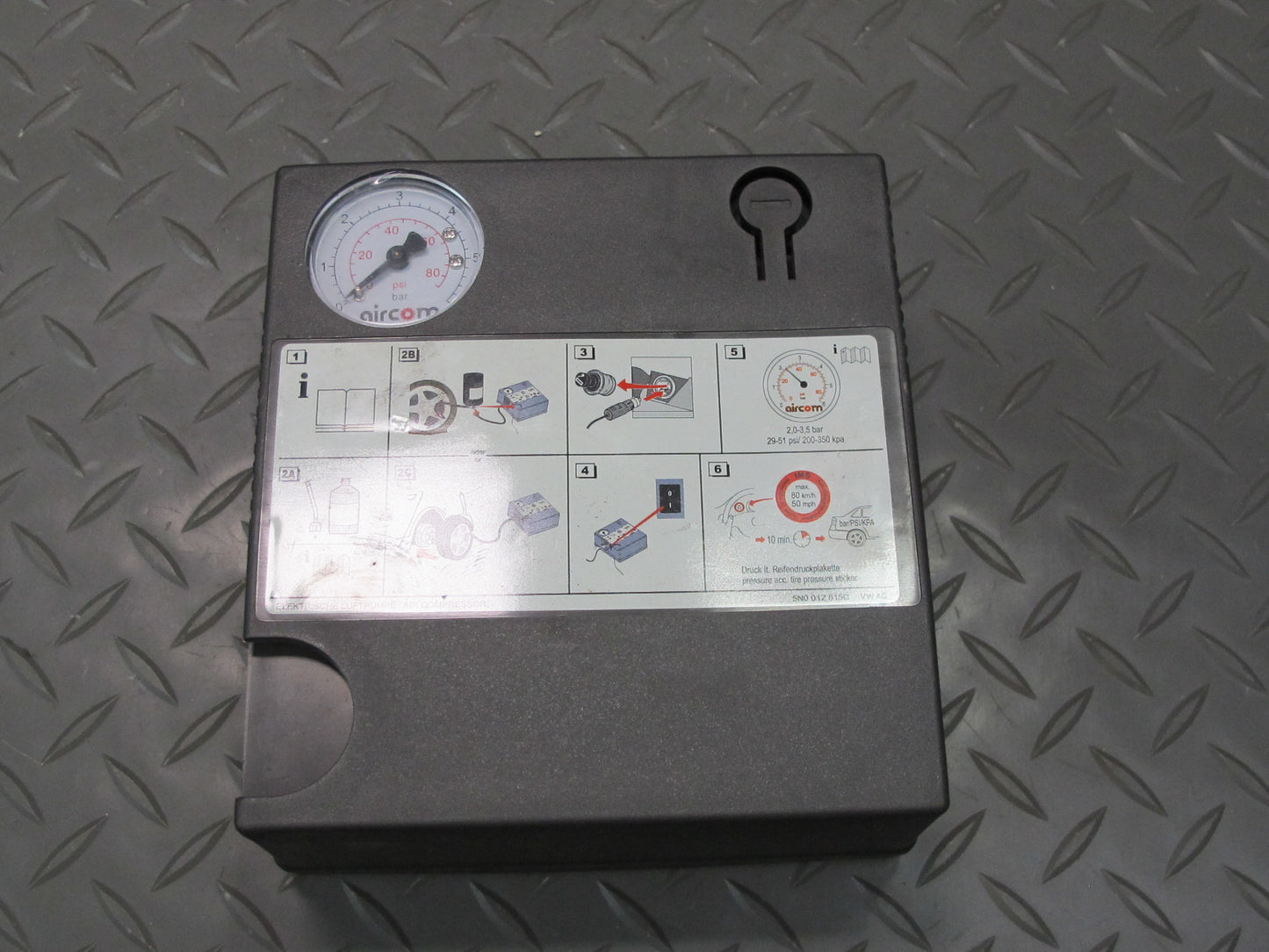 17-23 Porsche Panamera 971 Tire Wheel Air Inflator Compressor Tool KIT Set