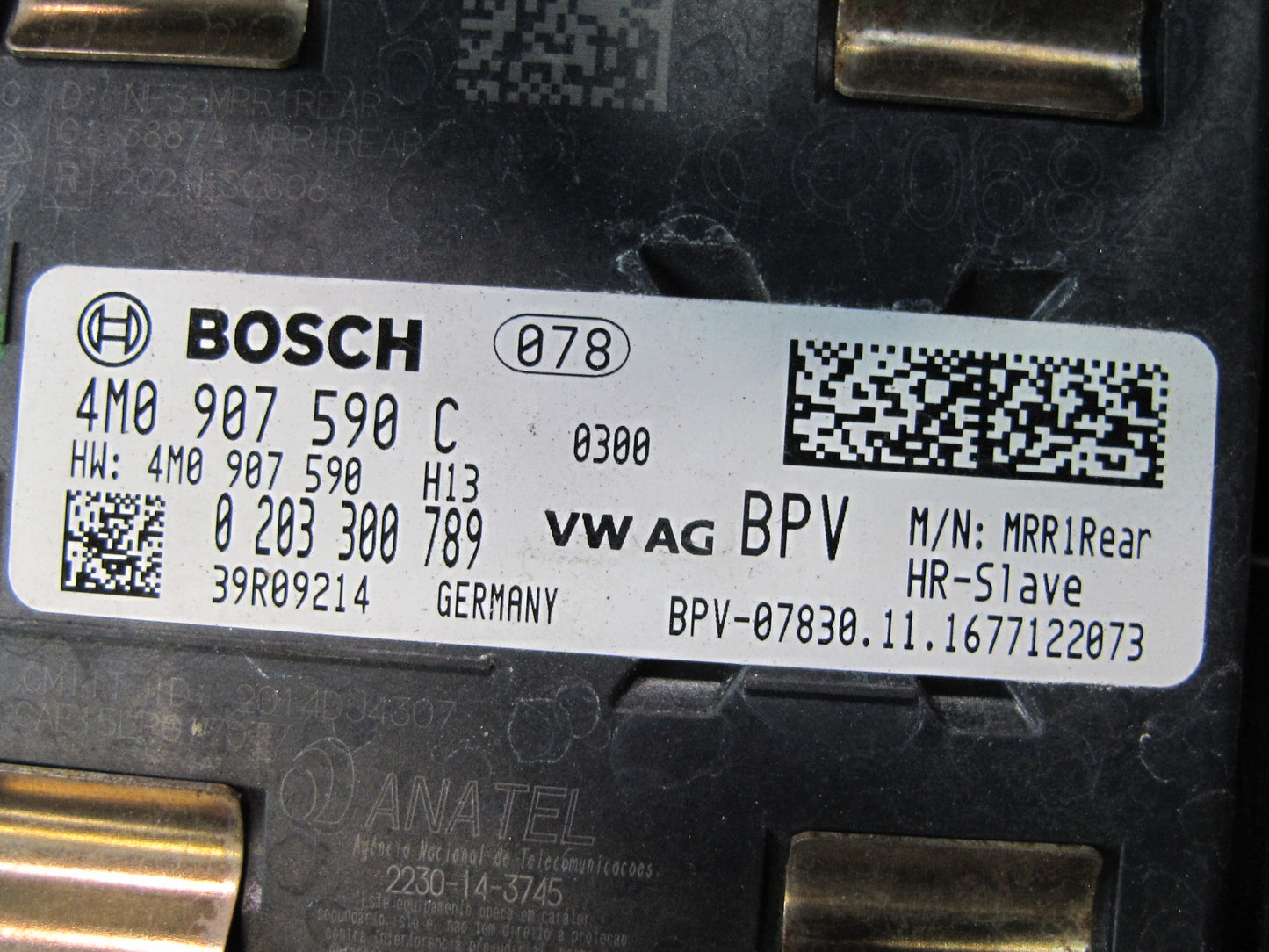 17-21 Porsche Panamera 971 Rear Blind Spot Lane Change Assist Module Set of 2