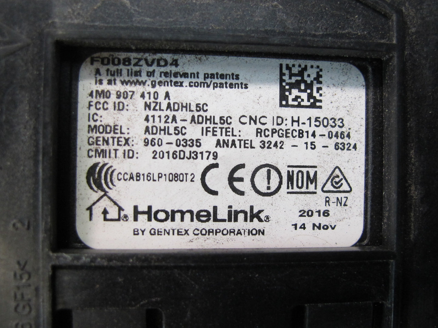 17-23 Porsche Panamera 971 Garage Door Opener Homelink Control Module OEM