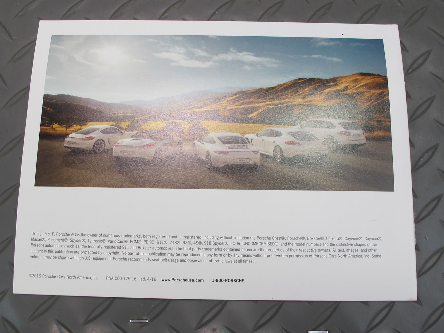 17-21 Porsche Panamera 971 User Owner Operator Guide Manual Book Set w Case