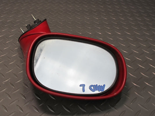 93-97 Honda DEL SOL S EH6 Left Driver Door Exterior Manual Mirror Milano RED OEM